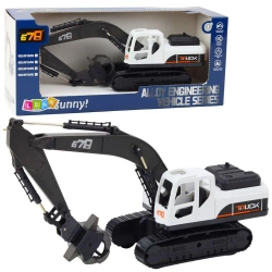 Koparka z chwytakiem i ruchomą łyżką - Leantoys