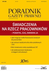 eBook Świadczenia na rzecz pracowników – podatki, ZUS, ewidencja (PGP 5/2017) - Infor Pl