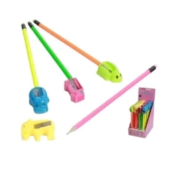 Ołówek temperówką i gumką (36szt) - Penword