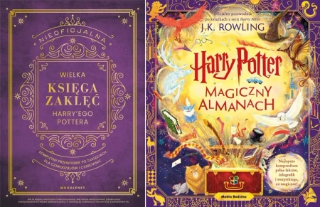 Pakiet Nieoficjalna Wielka Księga Zaklęć Harry'ego + Magiczny almanach - J.K. J.K. Rowling, Zbiorowe