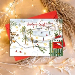 Karnet na kasę Boże Narodzenie Poczta - Henry