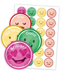 Naklejki motywacyjne - Język ang. Nastroje 48szt - LearnHow