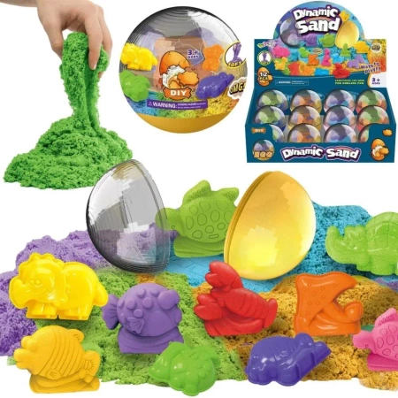 Piasek kinetyczny z foremkami MIX - Trifox