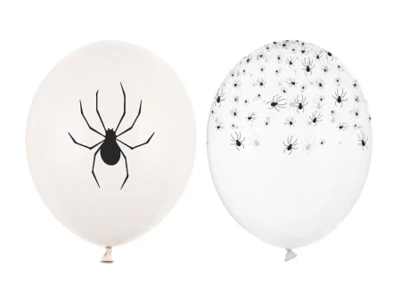Balony Pająki 30cm 50szt - PartyDeco