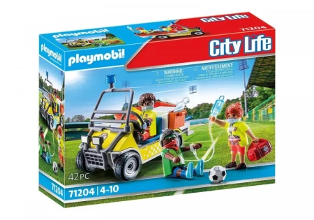 Zestaw City Life 71204 Samochód ratunkowy - Playmobil