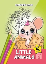 Kolorowanka A5 15 obrazków Małe zwierzątka 2 - Fresh