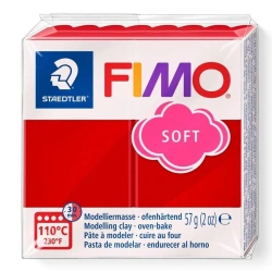 Masa termoutwardzalna Fimo 57g czerwień świąteczna - Staedtler