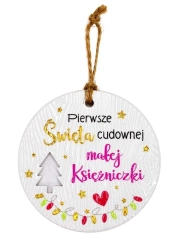 Zawieszka ceramiczna Boże Narodzenie - Kukartka