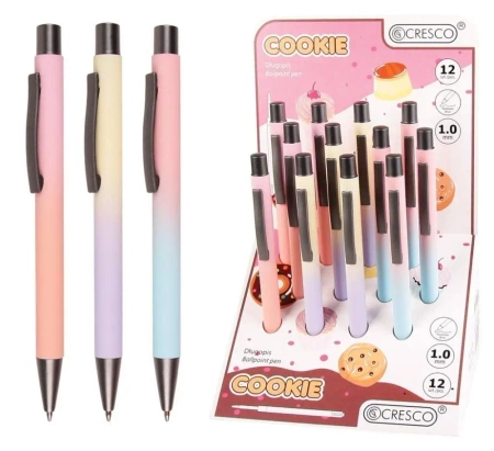 Długopis automatyczny Cookie (12szt) - Cresco