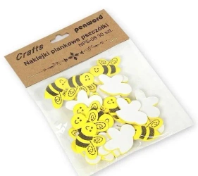 Dekoracja piankowa pszczółki 35x25mm 30szt - Penword
