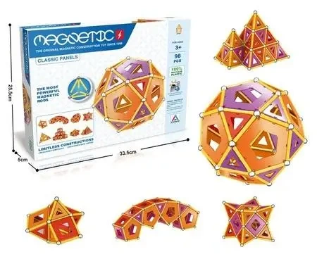 Klocki magnetyczne 98el - Ciuciubabka