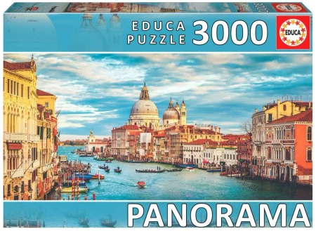 Puzzle 3000 Canal Grande Wenecja Włochy panorama 110488 - Educa