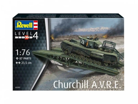 Model plastikowy Churchill A.V.R.E 1/76 - Revell