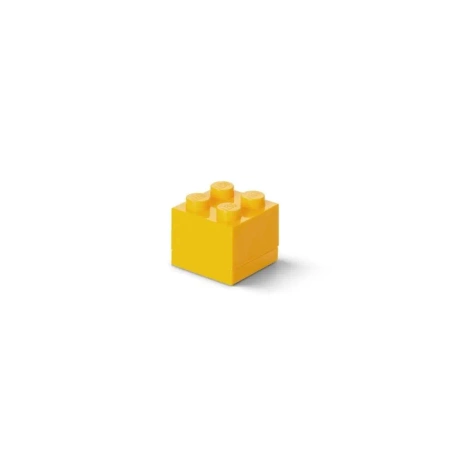 LEGO(R) pudełeczko klocek czwórka żółty - NHG