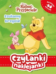 Czytanki naklejanki. Szukamy Krzysia. Disney - praca zbiorowa