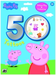 Tatuaże Świnka Peppa 50szt - Jiri models
