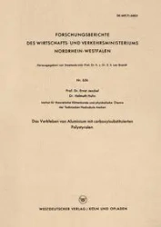 Das Verkleben Von Aluminium Mit Carboxylsubstituierten Polystyrolen - Jenckel Ernst
