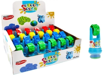 Masa plastyczna z akcesoriami stemple mix - Mega Creative