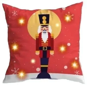 Poduszka ozdobna LED Dziadek do orzechów - MCD