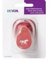 Dziurkacz ozdobny średni 17mm koń - Heyda