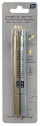 Markery metaliczne Silver/Gold 2szt - INTERDRUK