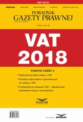 eBook VAT 2018. Podatki cześć 2 - Infor Pl