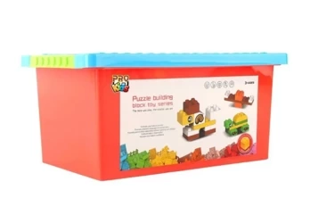 Klocki budowlane w skrzyni mix - Pro Kids