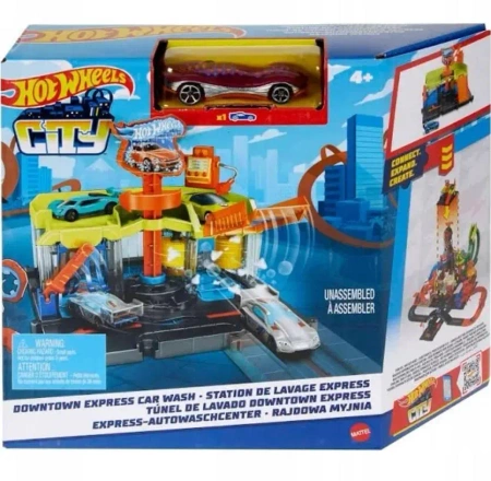 Hot Wheels City mały zestaw z autkiem HDR27 - Mattel