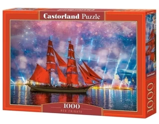 Puzzle 1000 Czerwona Fregata CASTOR - Castorland