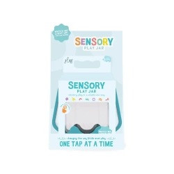 Słoik sensoryczny do napełnienia wodą niebieski