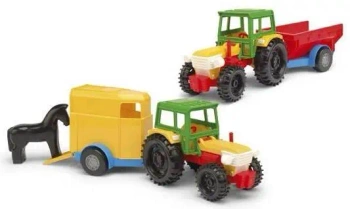 Traktor z przyczepą, różne rodzaje - WADER