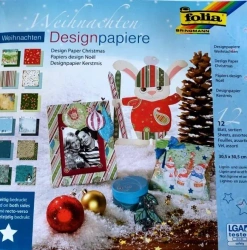 Blok 12 arkuszy design paper święta - Galeria Hobby
