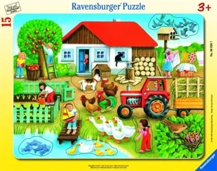 Puzzle 15 Co tu pasuje? Na wsi - Ravensburger