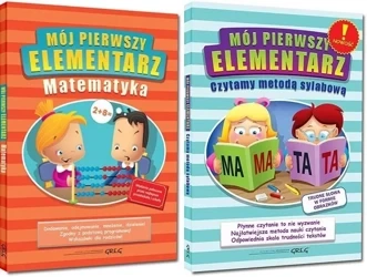 ZESTAW 2 KSIĄŻECZEK EDUKACYJNYCH - Elementarz + Elementarz Matematyka GREG - Alicja Karczmarska-Strzebońska