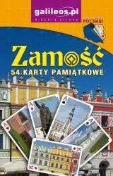 Zamość - karty pamiątkowe do gry. 54 karty do gry - Plan