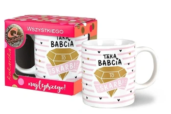 Kubek Premium Q Babcia - Kukartka