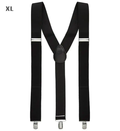 Czarne szelki 115-120cm - Widmann