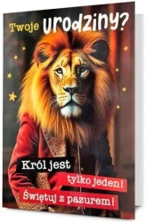 Karnet B6 Urodziny - Pan Dragon