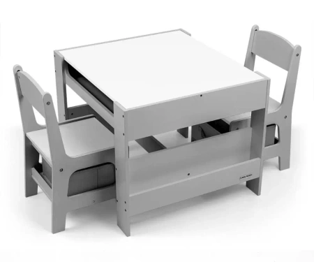 Zestaw Stolik i dwa krzesła Sven szary - Milly Mally