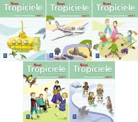 Nowi Tropiciele Karty ćwiczeń Klasa 2 Część 1-5 - praca zbiorowa