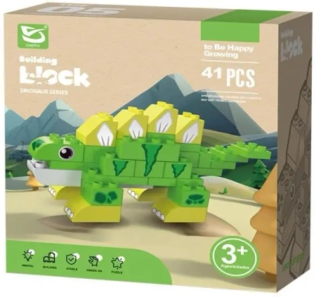 Klocki dinozaur 41el - Trifox
