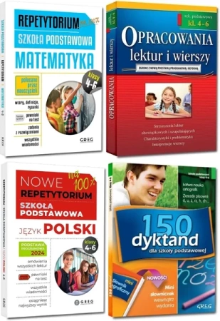 SZKOŁA PODSTAWOWA KLASY 4-6 niezbędnik ucznia. Język polski matematyka - Elżbieta Szymonek, Beata Kuczera, Krystyna Cygal