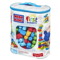 Klocki 80 elementów torba 80 - Mega Bloks