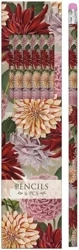 Ołówki ozdobne STPEN22 dalia - zestaw 6 sztuk - Skona Ting