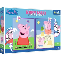 Puzzle 2x10 Baby maxi Pogodny dzień Peppy 43001 - Trefl PAP