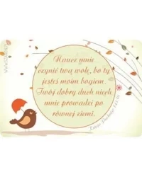 Magnes na lodówkę - Naucz mnie czynić - Szaron