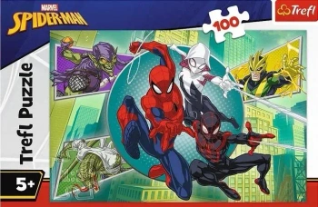 Puzzle 100 Spiderman Pajęczna - Trefl