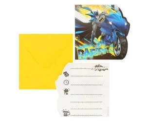 Zaproszenia Batman Rogue Rage 6szt. - Godan