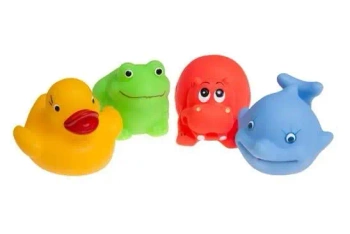 Kąpielowe zwierzątka 4szt - Tullo