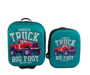 Zestaw walizek podróżnych dla dzieci - ciężarówka